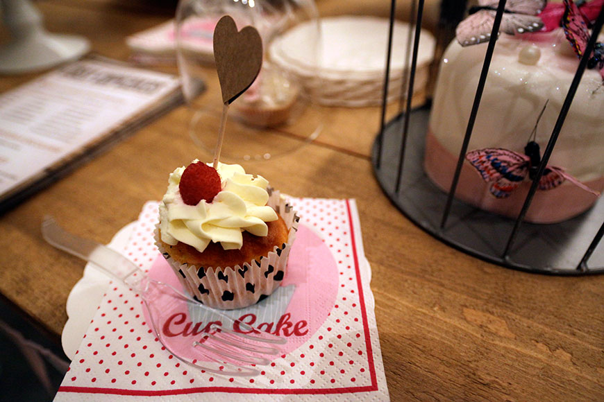 Just cupcakes framboise / vanille